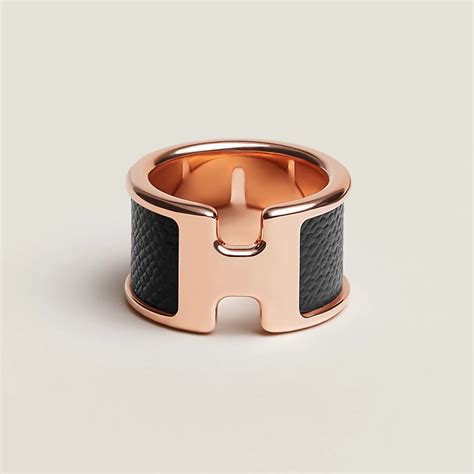 bague hermes h prix|bague hermes echappee grand modele.